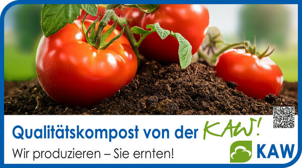 Bild vergr&ouml;&szlig;ern: KAW-Gr&uuml;nschnittkompost: Tomatenernte